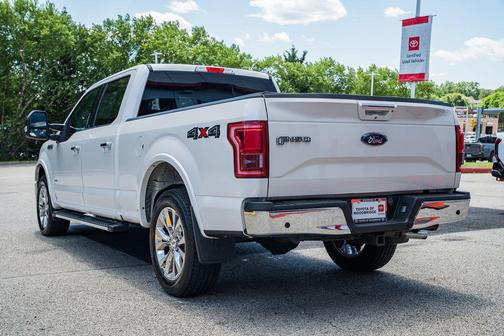 White Platinum Metallic Tri-Coat 2017 Ford F-150 Lariat