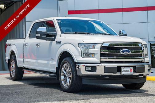 White Platinum Metallic Tri-Coat 2017 Ford F-150 Lariat