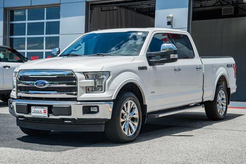 White Platinum Metallic Tri-Coat 2017 Ford F-150 Lariat