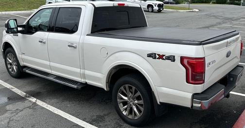 White Platinum Metallic Tri-Coat 2017 Ford F-150 Lariat