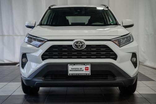 Super White 2021 Toyota RAV4 XLE