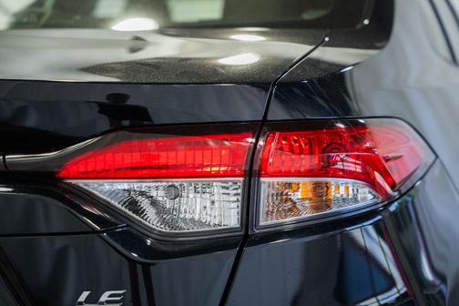 Midnight Black Metallic 2025 Toyota Corolla Hybrid LE