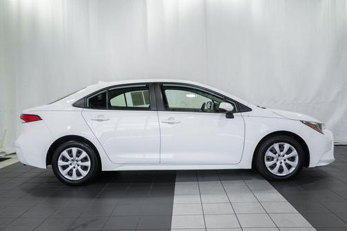 White 2022 Toyota Corolla LE