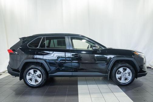 Midnight Black Metallic 2025 Toyota RAV4 Hybrid XLE