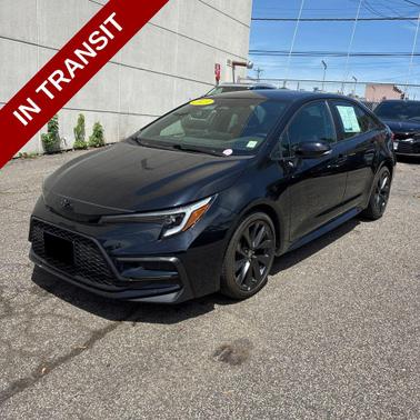 Midnight Black Metallic 2023 Toyota Corolla SE