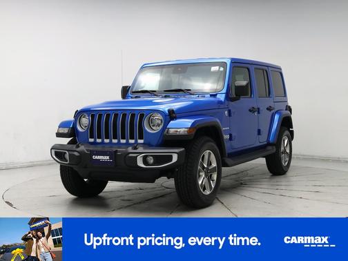 Blue 2022 Jeep Wrangler Unlimited Sahara