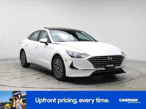 White 2023 Hyundai SONATA Hybrid Limited