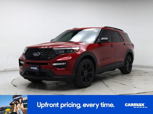 Red 2021 Ford Explorer ST