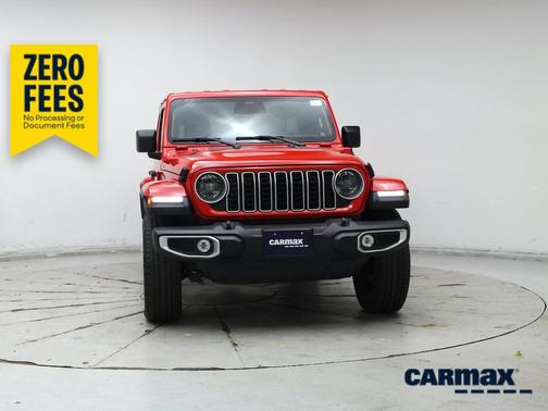 Red 2025 Jeep Wrangler 4xe Sahara