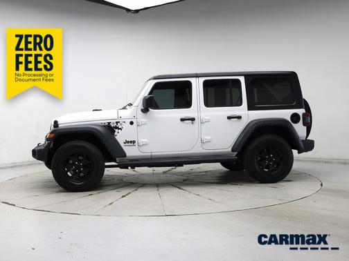 White 2022 Jeep Wrangler Unlimited Sport Altitude