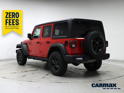 Red 2022 Jeep Wrangler Unlimited Willys