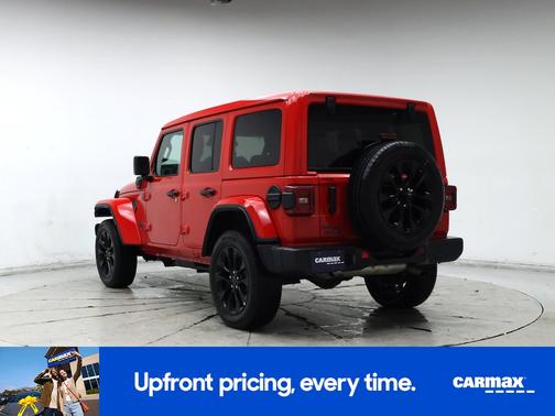 Red 2025 Jeep Wrangler 4xe Sahara