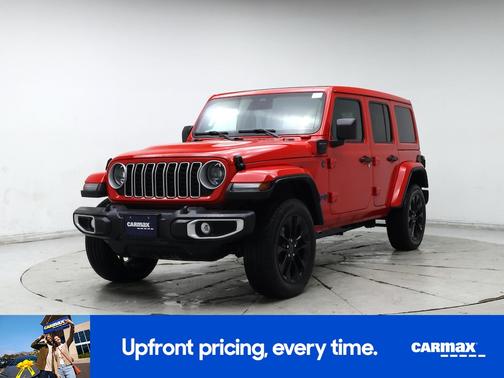 Red 2025 Jeep Wrangler 4xe Sahara