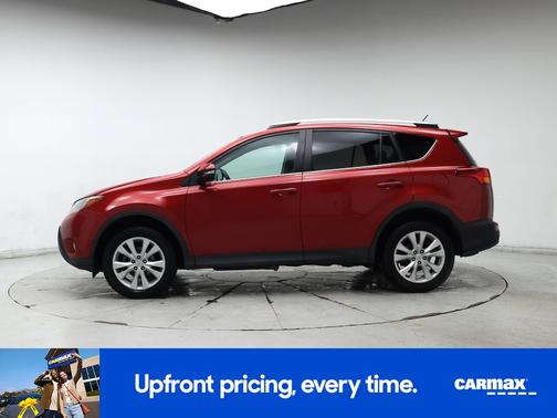 Red 2015 Toyota RAV4 Limited
