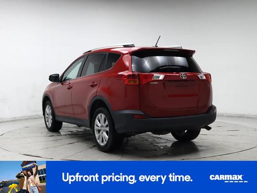 Red 2015 Toyota RAV4 Limited