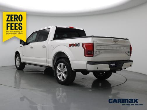 White 2016 Ford F-150 Platinum