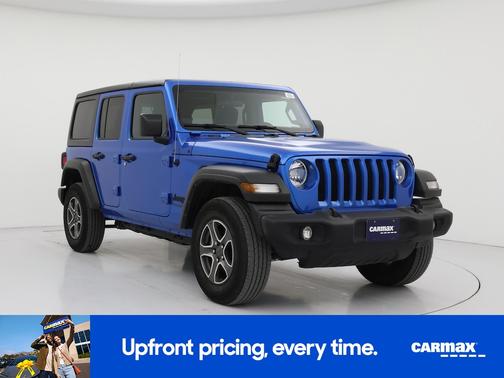 Blue 2022 Jeep Wrangler Unlimited Sport S