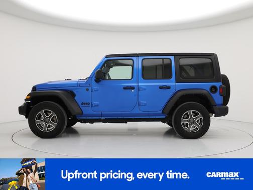 Blue 2022 Jeep Wrangler Unlimited Sport S