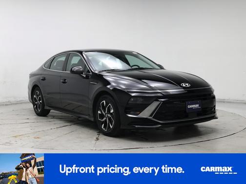 Black 2025 Hyundai SONATA SEL