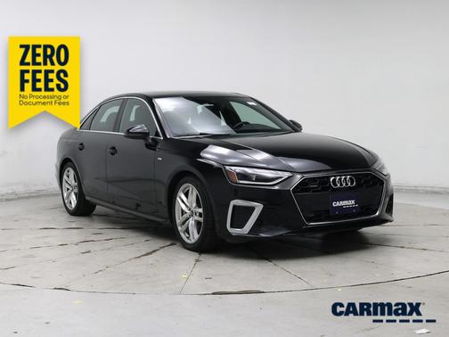Black 2022 Audi A4 S-Line Premium Plus