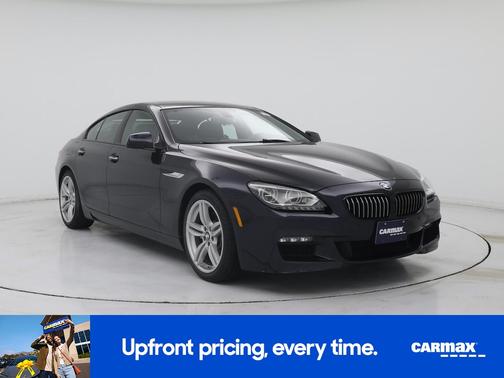 Black 2015 BMW 640 XI Gran Coupe
