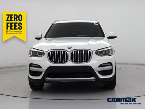 White 2020 BMW X3 XDrive30i