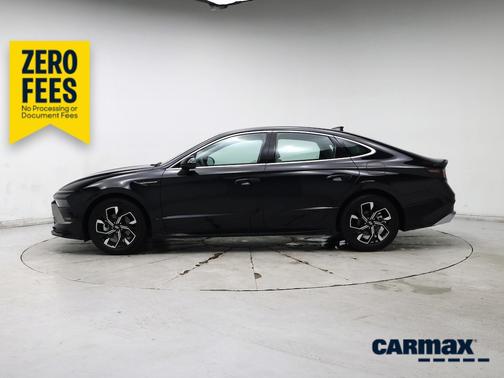 Black 2025 Hyundai SONATA SEL