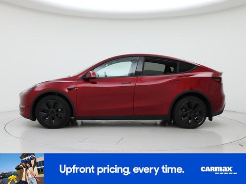 Red 2024 Tesla Model Y Long Range