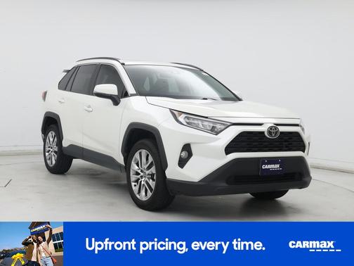 White 2021 Toyota RAV4 XLE Premium