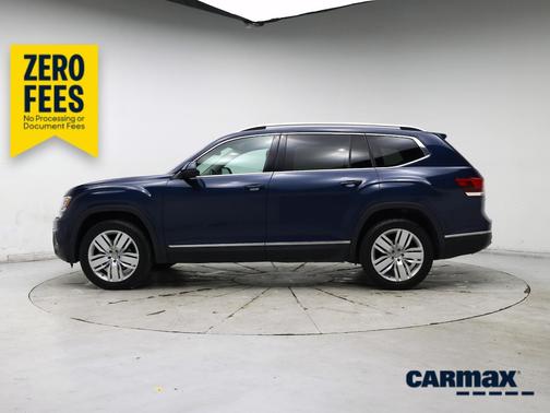 Blue 2018 Volkswagen Atlas SEL Premium