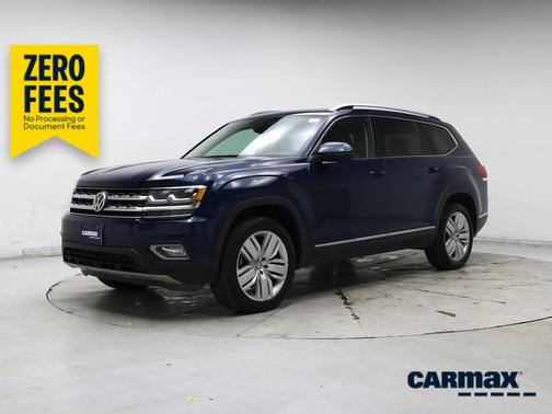 Blue 2018 Volkswagen Atlas SEL Premium
