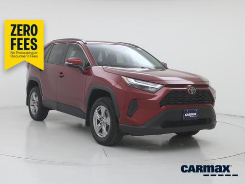 Red 2022 Toyota RAV4 XLE