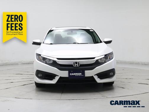 White 2017 Honda Civic EX-L