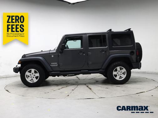 Gray 2016 Jeep Wrangler Unlimited Sport