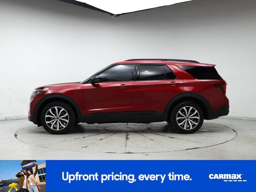 Red 2025 Ford Explorer ST-Line