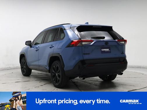 Blue 2022 Toyota RAV4 Hybrid SE