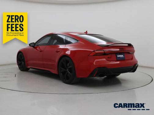 Red 2021 Audi RS 7
