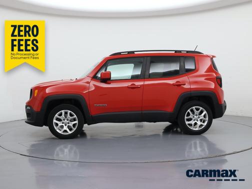 Red 2015 Jeep Renegade Latitude