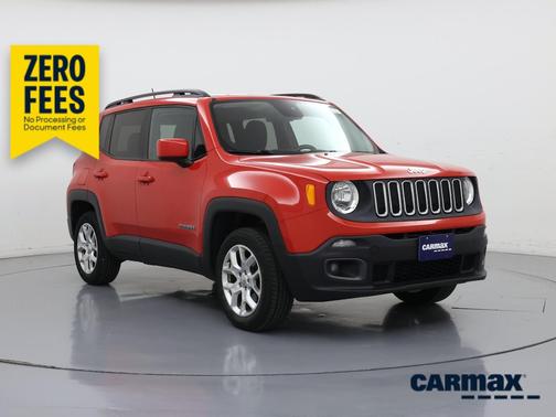 Red 2015 Jeep Renegade Latitude