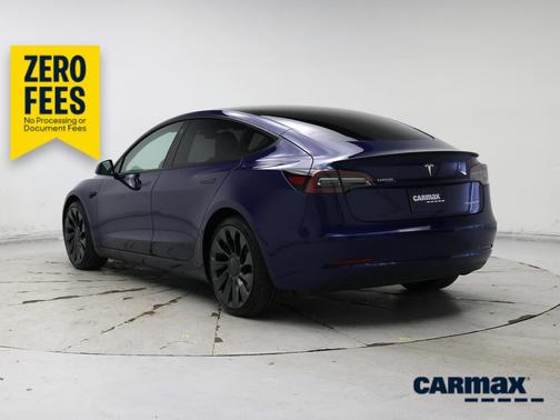 Blue 2023 Tesla Model 3 Performance