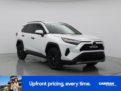 White 2024 Toyota RAV4 Hybrid SE