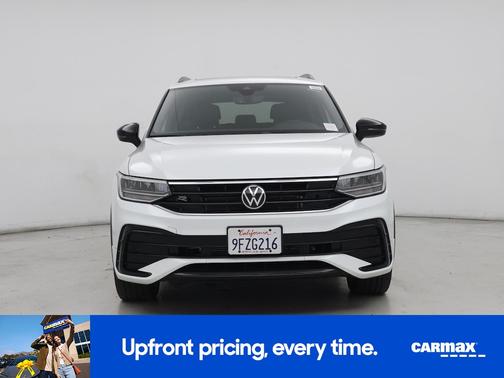 White 2023 Volkswagen Tiguan SE R-Line Black