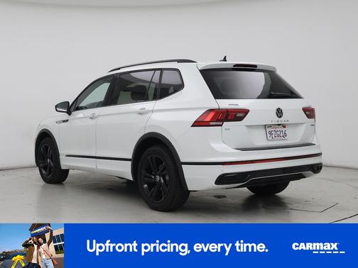 White 2023 Volkswagen Tiguan SE R-Line Black