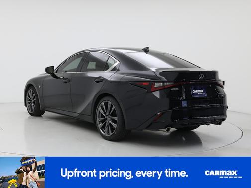 Black 2022 Lexus IS 350 F-Sport