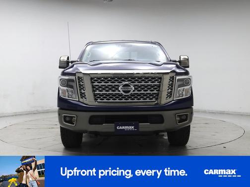 Blue 2018 Nissan Titan XD Platinum Reserve