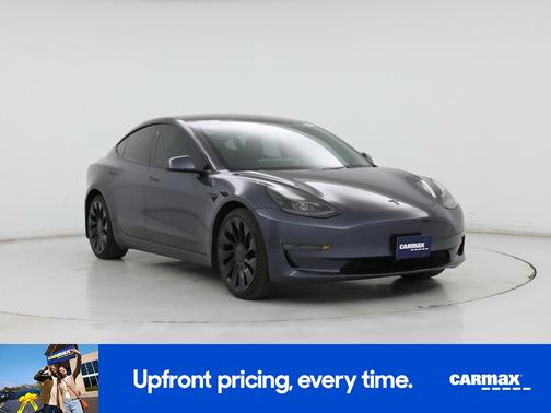 Gray 2023 Tesla Model 3 Performance