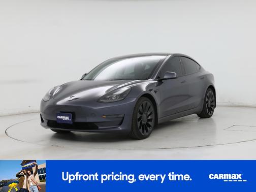 Gray 2023 Tesla Model 3 Performance