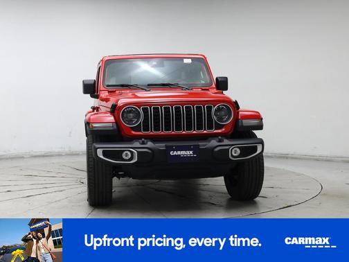 Red 2025 Jeep Wrangler 4xe Sahara