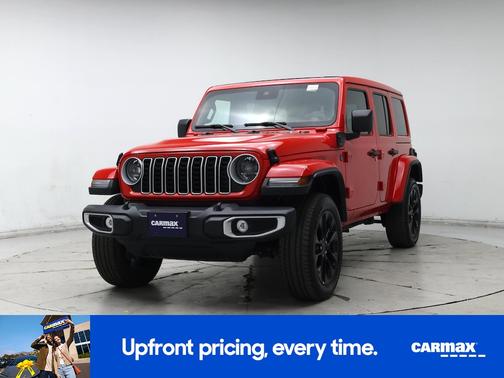 Red 2025 Jeep Wrangler 4xe Sahara
