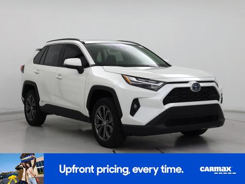 White 2022 Toyota RAV4 Hybrid XLE Premium